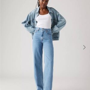 Levi's Ribcage Wide Leg Jeans (32x32)